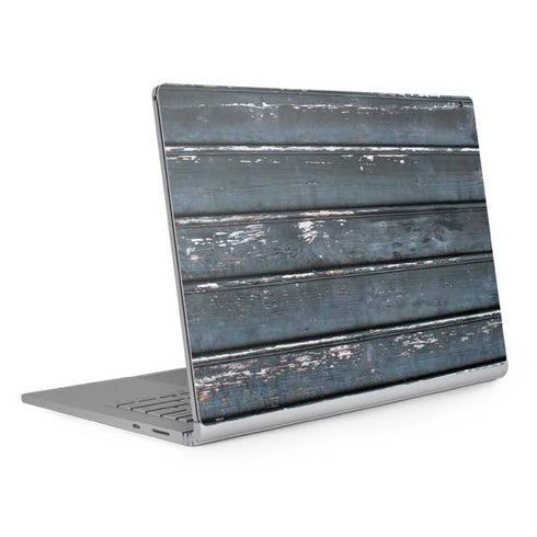 Chipped Blue Wood Surface Book 2 13.5in Skin